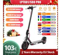 Nouvelle trottinette électrique pour adultes AOVOPRO LPTX01/S80PRO 2026, 31 km/h, 350 W, autonomie 25/35 km, 8,5 pouces, double frein, pliable 10.5AH 35KM Range