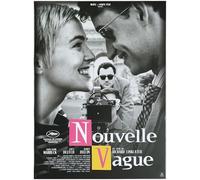 NOUVELLE VAGUE Affiche Cinéma Originale Petit Format (53x40 cm ROULEE) film 2025 Richard Linklater GODARD