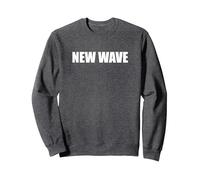 Nouvelle Vague Sweatshirt, Unisexe pour Adultes, Chiné Foncé, XL