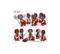 Nouvelle version 1641 Ancient Roman Soldiers Middle Ages Corps Children's Assembly Block Small Particle Toy Spear Weapon