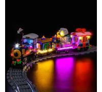 Nouvelle Version Améliorée - Kit d'Éclairage LED pour Lego 10361 Holiday Express Train - Lumières Personnalisées à Monter, Compatible avec ce Modèle (Modèle Non Inclus)