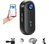 Nouvelle Version Mini Caméra Sport 1080P Wifi Camera De Poche Pour Casque Camera Vlog Pieton Étanche Jusqu'À 30M Pour Les Passionnés D'Aventure Accessoires Multifonctions