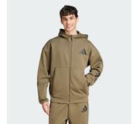 ADIDAS SPORTSWEAR Veste de survêtement 'Z.N.E.' olive / noir, Taille XS