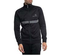 Sergio Tacchini Pour des hommes Nouvelle veste de survêtement Dallas, Noir