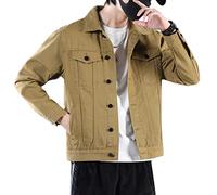 Nouvelle Veste en Jean pour Hommes Printemps Et Automne LâChe Et DéContracté Tendance Veste pour Jeunes Hommes