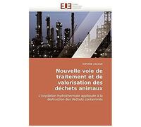 Nouvelle Voie De Traitement Et De Valorisation Des Déchets Animaux