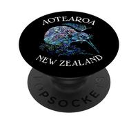 Nouvelle-Zélande Aotearoa Kiwi Fern PAUA PopSockets PopGrip Adhésif