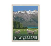 Nouvelle-Zélande - Océanie，Puzzle 1000 Pièces Puzzle en Papier d'impression Haute Définition Défiez Le Problème Stimuler La Créativité Jeu Interactif（38x26cm）-BM9
