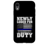 Nouvellement codé pour la Police de Service Coque pour iPhone XR