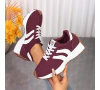 Nouvelles baskets blanches pour femmes, printemps/automne. Chaussures de sport décontractées à lacets, bout rond, talon bas. Confortables et polyvalentes pour l'extérieur. Tailles disponibles du 35 au