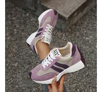 Nouvelles baskets blanches pour femmes, printemps/automne. Chaussures de sport décontractées à lacets, bout rond, talon bas. Confortables et polyvalentes pour l'extérieur. Tailles disponibles du 35 au