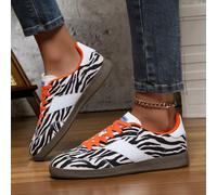Nouvelles Baskets de style allemand rétro à lacets avec imprimé zébré 2025 pour femmes - Chaussures de sport vintage avec amorti confortable EUR35,EUR36,EUR37,EUR38,EUR39,EUR40,EUR41,EUR42,EUR43,EUR44