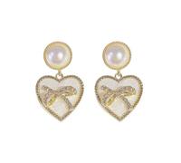Nouvelles boucles d’oreilles d’amour pour femmes 2023, élégantes et luxueuses, touches haut de gamme, boucles d’oreilles en coquillage exclusives et tendance