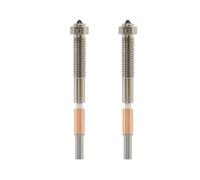 Nouvelles Buses Bimétalliques 0,4/0,2 mm pour Accessoires D'Impression pour QIDI TECH MAX4 (2 Pièces, 0,4 mm)