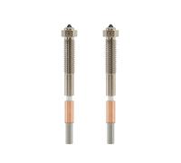 Nouvelles Buses Bimétalliques 0,4/0,2 mm pour Accessoires D'Impression pour QIDI TECH MAX4 (2 Pièces, 0,2 mm)