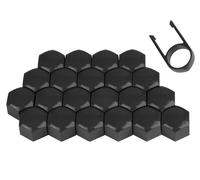 Nouvelles capsules de vis 21", noires, lot de 20 + 1 pièce.