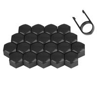 Nouvelles capuchons pour vis 19", noir, ensemble de 20 pièces.