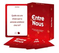 Nouvelles cartes de jeu "Entre Nous", 55 cartes de conversation en français, un ensemble de cartes de jeu de conversation conçu pour approfondir votre relation et encourager une communication sincère.