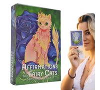 Nouvelles Cartes De Tarot Des Chats Féeriques, Version Anglaise, Jeux De Société, Divination, Destin, Jeux De Divertissement Familial À Domicile