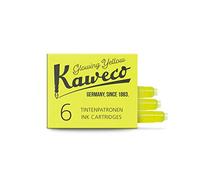Nouvelles cartouches d'encre Kaweco 6 pièces | Jaune brillant