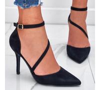 Nouvelles chaussures à talons hauts pointues ajourées polyvalentes pour femmes, série de la Saint-Valentin, élégantes, pour soirée US10,US11,US5,US6,US6.5,US7,US7.5,US8,US8.5,US9Unicolore