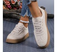 Nouvelles chaussures de sport décontractées, chaussures d'entraînement allemandes à la mode et polyvalentes, matériau suédé, chaussures pour femmes à lacets pour étudiantes CN36,CN37,CN38,CN39,CN40,CN