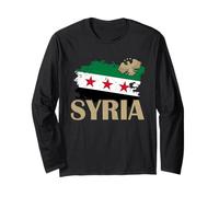 Nouvelles chemises d'identité visuelle Syrie - Free Syria Eagle 2025 Manche Longue