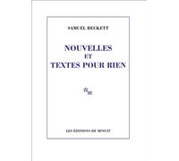 Nouvelles et textes pour rien - Samuel Beckett - Minuit - Livre