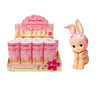 Nouvelles figurines d'anime mignonnes en forme d'ange, série fleurs de cerisier, boîte mystère, modèles de collection, ornements, cadeau d'anniversaire, décorations de Noël Random 2PCS