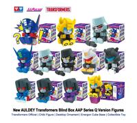 Nouvelles figurines Transformers version Q AULEDY TF Chibi, figurines de bureau Optimus Prime, figurines mignonnes assises, figurines de collection, ornements, poupées 4PCS Chibi Blind Box