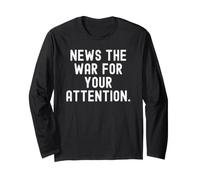 Nouvelles la Guerre pour Votre Attention Witty Observational Manche Longue