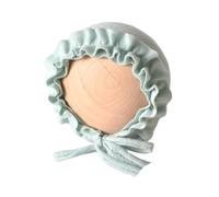 NOUVELLES LACE PHOTOGRAPHIE Bonnette Chin Belt Attachée Avec Tissu Doux Améliore Le Confort Pour Bébé First Photos Take New-Boot PhotoShoots Accessoire