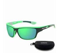 Nouvelles Lunettes De Soleil Shimano Pour Hommes Et Femmes Sports De Plein Air Les Lunettes Polarisées Hd De Mode Peuvent Être Assorties À Des Lunettes - Type With Box-Green #A