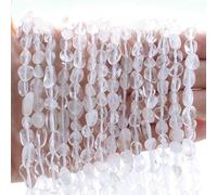 Nouvelles perles de citrine naturelle irrégulière de 6 à 8 mm, perles d'espacement en forme libre pour la création de bijoux DIY - 122 Quartz clair - 6-8 mm (environ 50 pièces)