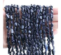 Nouvelles perles de citrine naturelle irrégulière de 6 à 8 mm, perles d'espacement en lapis-lazuli, grenat et opale, perles libres de forme libre pour la création de bijoux DIY - 116 Sable bleu - 6-