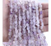 Nouvelles perles de citrine naturelle irrégulière de 6 à 8 mm, perles d'espacement libres en forme libre pour la création de bijoux DIY - 96Purple Rutileted-6-8mm (environ 50 pièces)