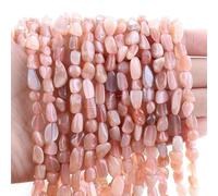 Nouvelles perles de citrine naturelle irrégulière de 6 à 8 mm, perles d'espacement libres en forme libre pour la fabrication de bijoux DIY - 121Sunstone-6-8mm (environ 50 pièces)