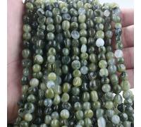 Nouvelles perles de citrine naturelle irrégulière de 6 à 8 mm, perles d'espacement libres en forme libre pour la création de bijoux DIY - 99Green Rutile - 6-8 mm (environ 50 pièces)