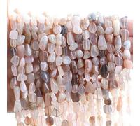 Nouvelles perles de citrine naturelle irrégulière de 6 à 8 mm, perles d'espacement libres en forme libre pour la création de bijoux DIY - 125 pierres de soleil noires - 6-8 mm (environ 50 pièces)