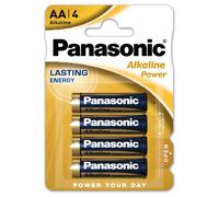 NOUVELLES piles Panasonic Alcaline Power AA LR6 1,5 V durables universelles