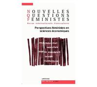 Nouvelles Questions Féministes Volume 26 N° 2/2007 - Perspectives Féministes En Sciences Économiques