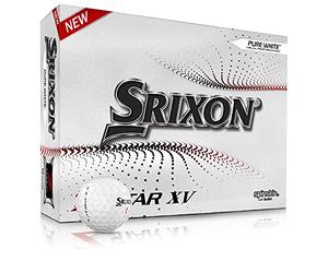 Nouvelles Srixon Z Star XV 7 White - 12 Balles de Golf Haut de Gamme - Niveau Tour - Performance - Uréthane - 4 pièces - Accessoires de Golf et Cadeaux Premium