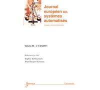 Nouvelles tendances en automatique journal europeen des syst - Tarbouriech - Hermes Science Publications - broché - Livre