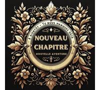 Nouveu Chapitre, Nouvelle Aventure: Livre d'Or de départ à la retraite | 21,59 x 21,59 cm, 100 pages | Beau livre d'or à compléter de messages ... et ... pot de départ | Femme et Homme | Idée Cadeau