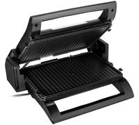 NOVA 02.110502.01.002 électrique Barbecue voyant lumineux, rabattable, revêtement anti-adhésif, filaire noir