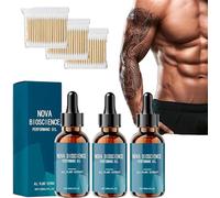 Nova Bioscience Performance Oil for Men Revitahepa Lot de 3 gouttes de nutrition pour homme Complexe Nova Bioscience