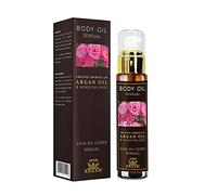 Soin pour le corps, Huile a base d'huile d'Argan 100% naturelle Bio, et extrait de rose, Origine Maroc, 50 ml.