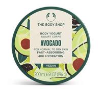 The Body Shop Avocado Body Yogurt For Normal to Dry Skin 48H Fast Absorbing Moisture Vegan 200 ml