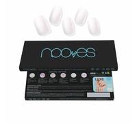 Nooves Lot de 20 Feuilles de Gel pour Ongles White Pearl