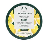 The Body Shop Yaourt corporel à la mangue (1 x 200 ml), crème hydratante pour le corps, crème légère pour peaux normales à sèches, lotion pour le corps hydratante 48H, soin du corps végétalien